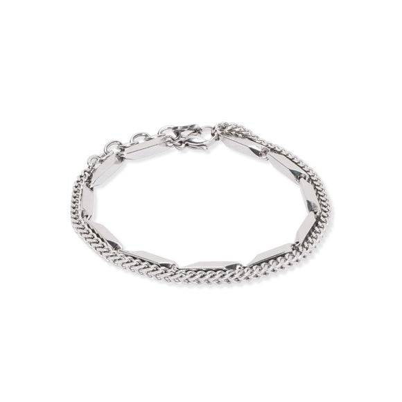Coeur de Lion Armband Twisted Layers silber