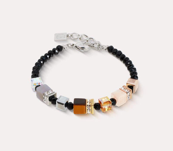 Coeur de Lion Armband GeoCUBE Precous Nature Tricolor