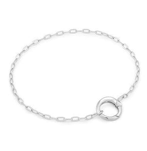 Ania Haie Armband Silver Mini Link Charm, Silber