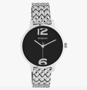 Oozoo Timepieces black/silver