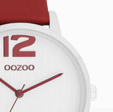 Oozoo Timepieces dahlia red/white