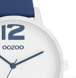 Oozoo Timepieces dahlia blue/white