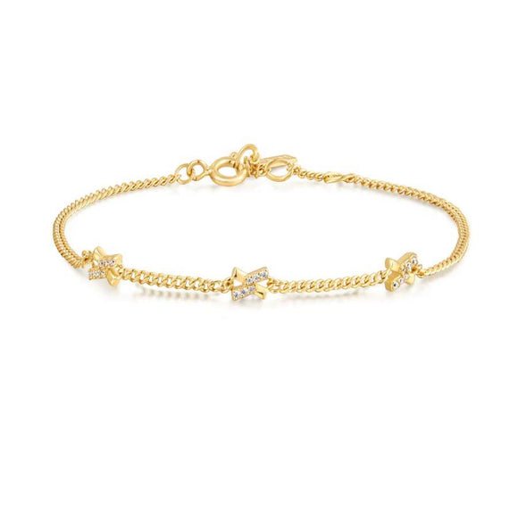 Ania Haie Armband Gold Cross Station